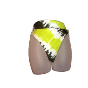 Aerie green tie dye high waisted high leg XS bikini bottom